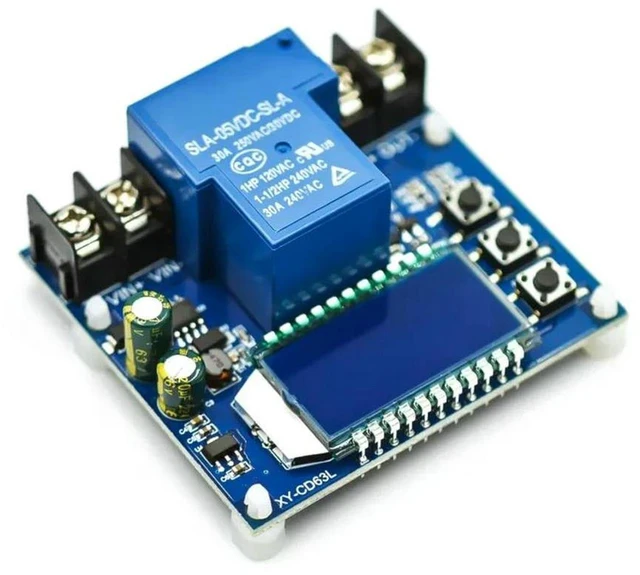 Main image of AJMRTC 30A Battery Charging Control Module, DC Undervoltage Loss Protector, Full Power Off Voltage Protection Board, Low Voltage Disconnect Switch for Lithium Lead Acid Battery, Solar System RV Car Ba