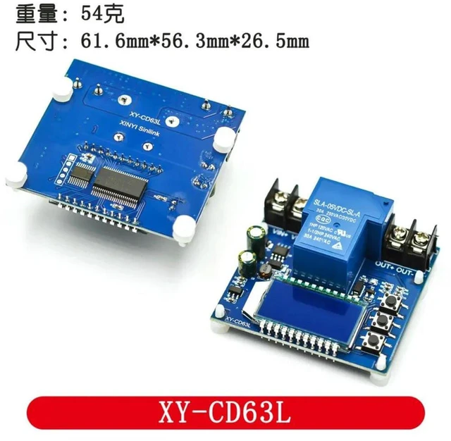 Alt view image 3 of 3 - AJMRTC 30A Battery Charging Control Module, DC Undervoltage Loss Protector, Full Power Off Voltage Protection Board, Low Voltage Disconnect Switch for Lithium Lead Acid Battery, Solar System RV Car Ba