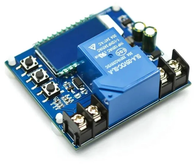 Alt view image 2 of 3 - AJMRTC 30A Battery Charging Control Module, DC Undervoltage Loss Protector, Full Power Off Voltage Protection Board, Low Voltage Disconnect Switch for Lithium Lead Acid Battery, Solar System RV Car Ba