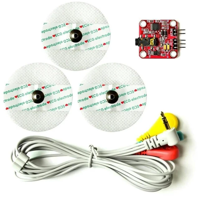 Main image of AJMRTC EMG Muscle Signal Sensor Controller, Muscle Activity Detection Development Board, EMG Electromyography Sensor Module for Wearable Devices, Bio-Signal Acquisition for DIY Biofeedback & Bionic
