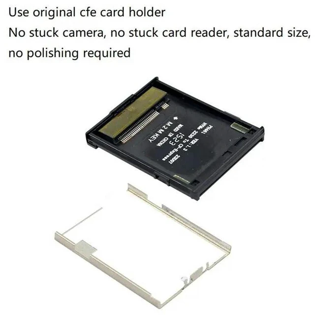 Alt view image 3 of 3 - AJMRTC NGFF M.2 M-Key NVMe 2230 SSD to CFexpress Type-B Adapter, CF-Express Type-B to 2230 NVMe M.2 SSD Converter Card, Compatible with Camera CFexpress Type-B Slot for 2230 NVMe SSD
