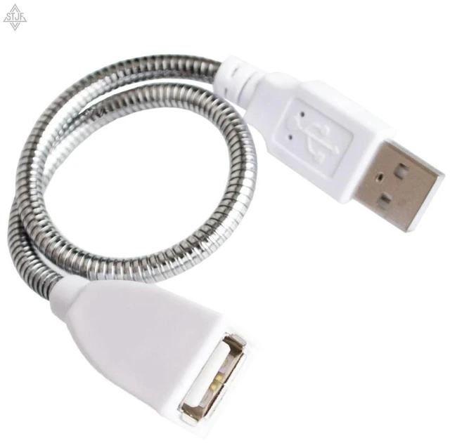 Alt view image 2 of 2 - AJMRTC USB Desk Lamp Extension Cord, Flexible Hose USB Power Cable, Adjustable Soft Tube Extension Wire for USB Powered Desk Light, DIY USB Lamp Modification and USB Light Accessories