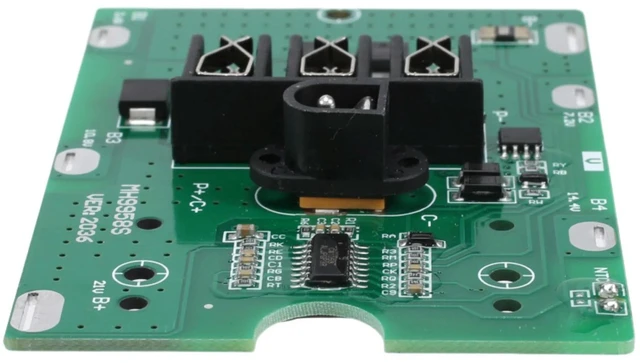 Alt view image 2 of 3 - AJMRTC 2Pcs 5S 20A BMS Battery Protection Board, 18V 21V Lithium Battery Charge Module with NTC Temperature Protection, DC Connector for Power Bank & Electric Power Tool Battery Pack