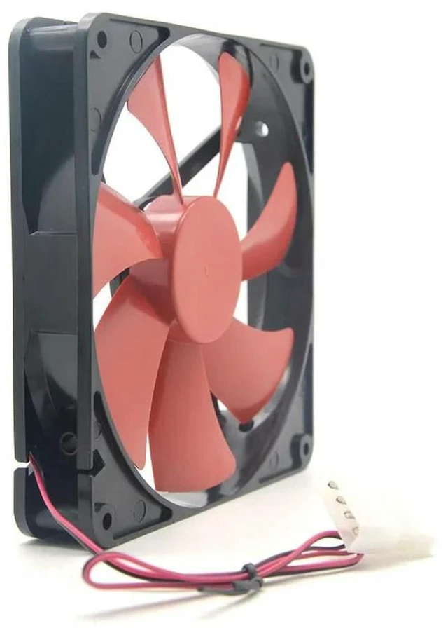 Alt view image 3 of 3 - AJMRTC 140mm Silent PC Case Cooling Fan, 14cm 140X140X25mm DC 12V 4D Plug Computer Cooler, 1150RPM Low Noise Desktop Chassis Radiator Fan