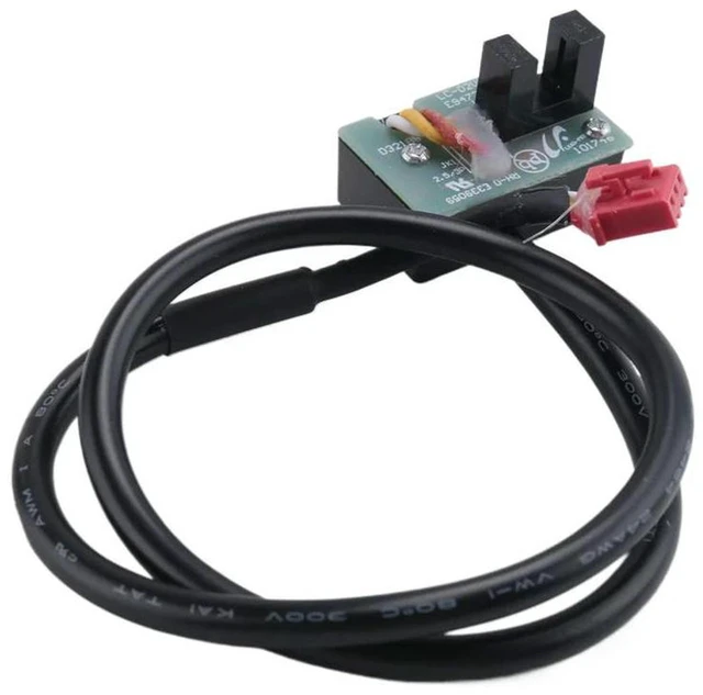 Alt view image 2 of 3 - AJMRTC 2 Pack Treadmill Speed Sensor Cable, 3 Pin Magnetic Induction Tachometer Light Speed Sensor, Replacement Spare Parts for Most Treadmill Motor Speed Detection