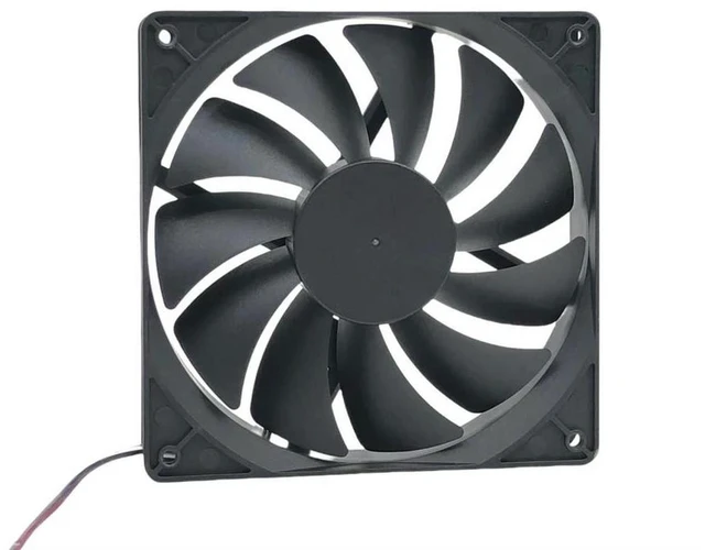 Alt view image 2 of 3 - AJMRTC HA13525H12F-Z 135x135x25mm DC Cooling Fan, 12V 0.5A High Airflow Silent Axial Fan for PC Case, Power Supply Replacement Cooler