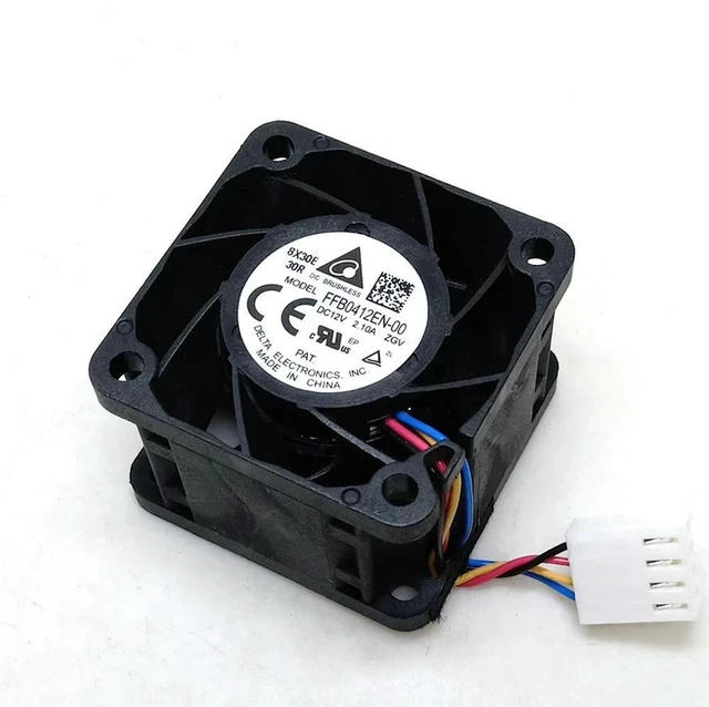 Alt view image 3 of 3 - AJMRTC FFB0412EN FFB0412EN-00 High Speed Cooling Fan, 4028 4cm 40x28mm DC 12V Replacement Fan for Delta, RC Racing Car, Server, Computer Power Supply Heat Dissipation