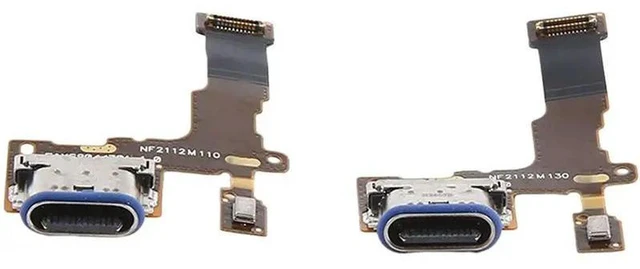Alt view image 3 of 3 - AJMRTC 2Pcs USB Charging Dock Port Connector Flex Cable Replacement for Stylo 4 Q710 Q710MS Q710CS L713DL, Charger Port Flex Ribbon Cable Repair Parts for Phone Charging & Data Transfer