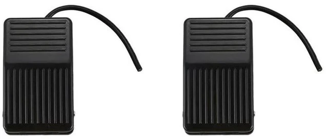 Alt view image 2 of 3 - AJMRTC 2 Pack AC 220V 10A SPDT Momentary Foot Pedal Switch, Non-Slip Plastic Electric Foot Operated Power Switch for Industrial Equipment, Machine Control, Medical Instrument