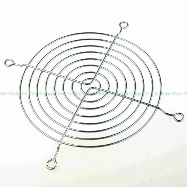 Main image of AJMRTC 2Pcs 140mm 14cm Fan Grill Protector, 14025 14038 Cooling Fan Guard, Metal Fan Protection Cover for PC Computer Case Fan, Prevent Finger Injury & Cable Entanglement
