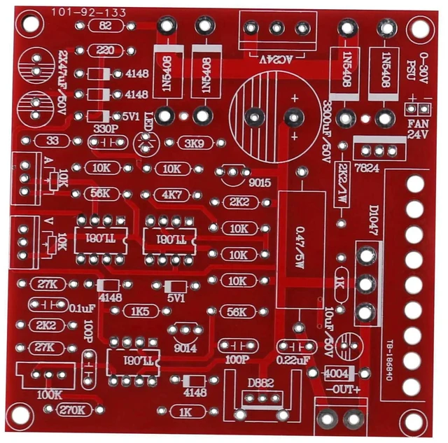 Alt view image 3 of 3 - AJMRTC 3 Pack 0-30V 2mA-3A Adjustable DC Regulated Power Supply DIY Kit, Short Circuit Overcurrent Protection, Variable Voltage Regulator Module for Electronic Experiment, Lab Power DIY Assembly