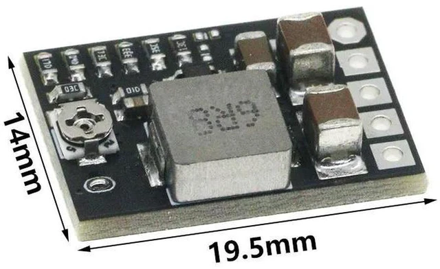 Alt view image 3 of 3 - AJMRTC Mini DC-DC Step Down Power Supply Module with Enable Pin, 10W 4.5V-20V Input to 1V-16V Adjustable Output, Max 2A Buck Converter, Supports 12V 9V 5V 3.3V Voltage Regulation Board