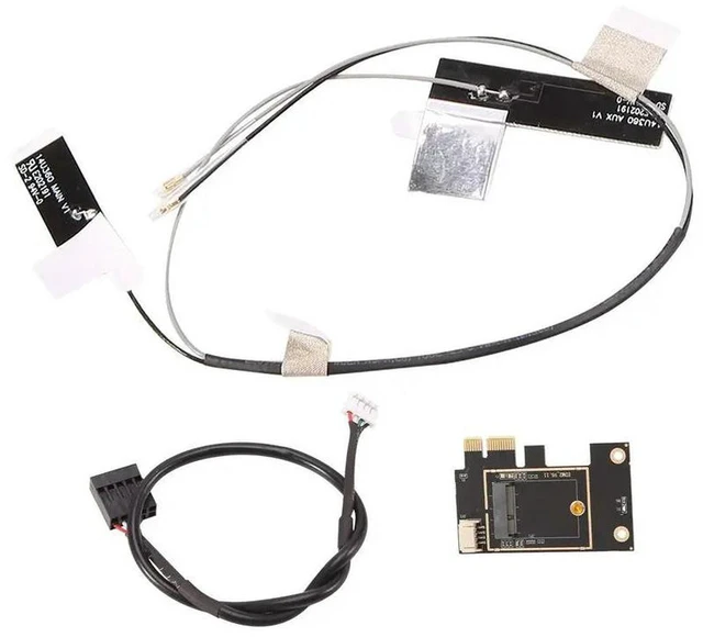 Alt view image 3 of 3 - AJMRTC M.2 NGFF Key A+E to PCIe 1X Adapter, M2 2230 Wireless Network Card Converter, PCI Express X1 Slot Support WiFi Bluetooth Module for AX200, 9260AC, 8265AC, Desktop PC WiFi Upgrade