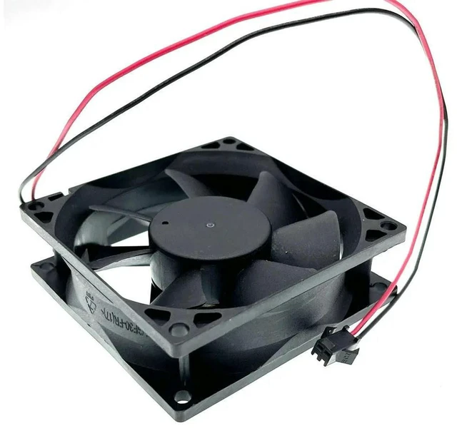 Alt view image 2 of 3 - AJMRTC 80mm Silent Cooling Fan, AD0812LX-A70GL 8cm 80x80x25mm DC12V Mute PC Fan, 1900RPM 22dBA Quiet Computer Case Cooler Fan Replacement for ADDA, Cabinet, Power Supply, Small Chassis Heat Dissipatio