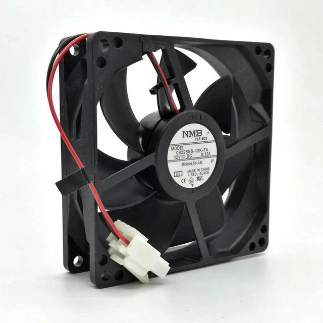 Main image of AJMRTC Waterproof Cooling Fan, 9025 9cm DC12V IP54 Fan 09225SS-12K-FA, Waterproof Axial Fan for Refrigerator, Computer Cabinet, Power Supply, Industrial Equipment Heat Dissipation