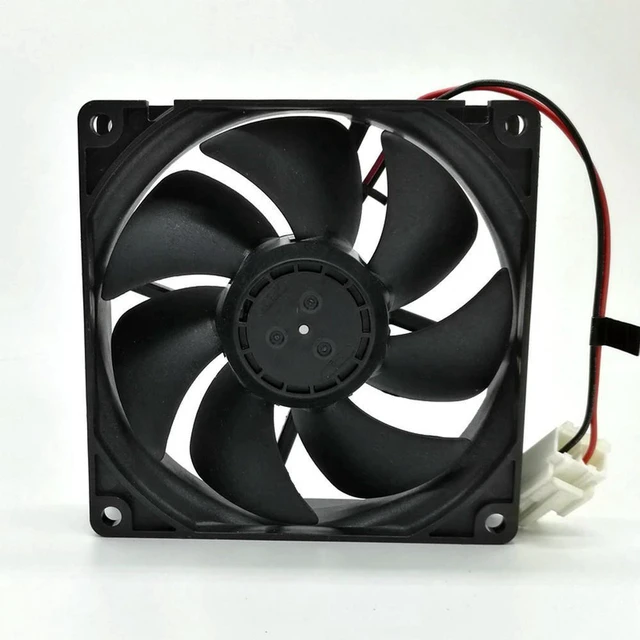 Alt view image 2 of 3 - AJMRTC Waterproof Cooling Fan, 9025 9cm DC12V IP54 Fan 09225SS-12K-FA, Waterproof Axial Fan for Refrigerator, Computer Cabinet, Power Supply, Industrial Equipment Heat Dissipation