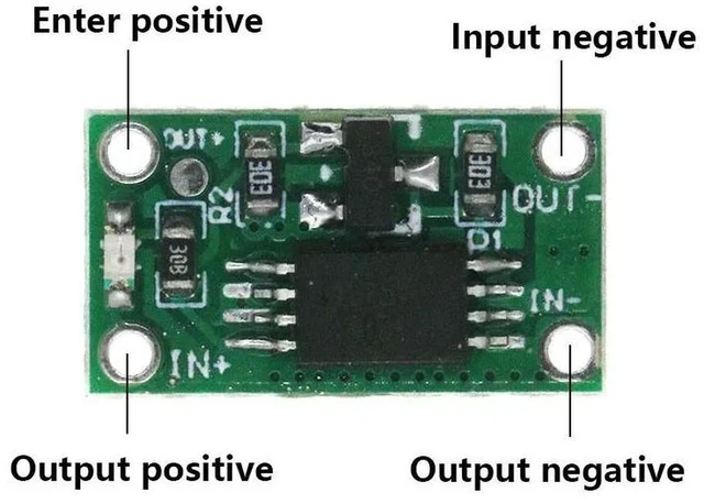 Alt view image 3 of 3 - AJMRTC Power Supply Reverse Connection Protector Module, 3V-14V 4A Anti-Reverse Polarity Protection Board with LED Indicator, Anti-Wrong Connection Circuit Protection for DIY Electronic Circuits, Batt