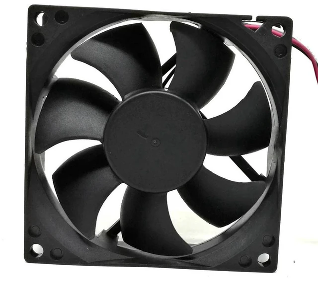 Alt view image 2 of 3 - AJMRTC 80mm Cooling Fan for AVC DS08025B12H DS08025B12H-014, 8cm 8025 12V 0.30A Silent DC Fan, Computer Case CPU Chassis Replacement Mute Cooling Fan