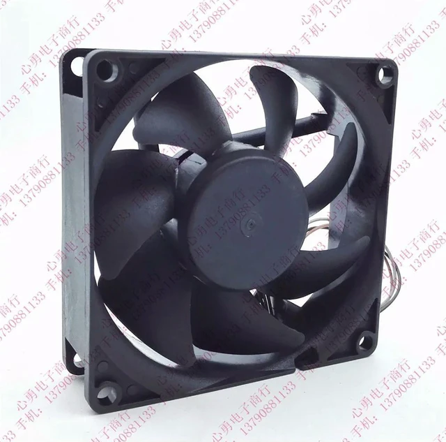 Alt view image 2 of 2 - AJMRTC 80x80x25mm Projector Cooling Fan for BenQ EP6127A, Replacement EE80251S1-D170-F99, DC 12V 1.7W 3-Pin Connector, 80mm Square Brushless Fan for Projector Server Power Supply Heat Dissipation