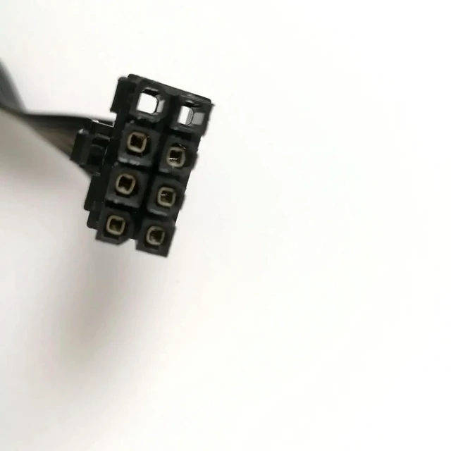 Alt view image 2 of 3 - AJMRTC ATX 8Pin to PCIe 6+2Pin GPU Power Cable Adapter, Modular PSU Cable for Corsair RM1000X RM750X RM850X RMX Series, 8P to 6+2P Graphics Video Card PCI-E 8Pin Power Supply Extension Wire