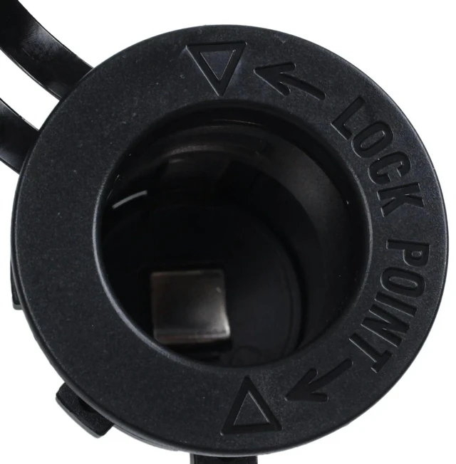 Alt view image 2 of 3 - AJMRTC Dual Outlet Cigarette Lighter Socket Panel with 60CM Cable, 12V 24V Car Motor Vehicle Power Socket Board, 2 Way Cigarette Lighter Receptacle for Car Truck RV Camper