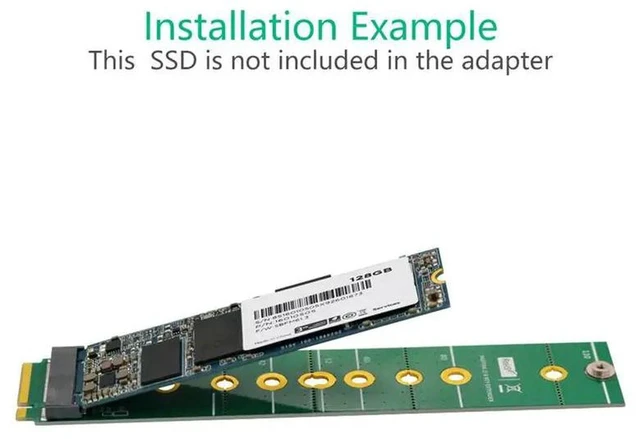 Alt view image 2 of 3 - AJMRTC M.2 NGFF B-Key SSD Extended Protection Adapter Card, M2 B Key SATA SSD Converter, M.2 NGFF B-Key SSD Expansion Card for M.2 B-Key Interface SSD Installation and Protection