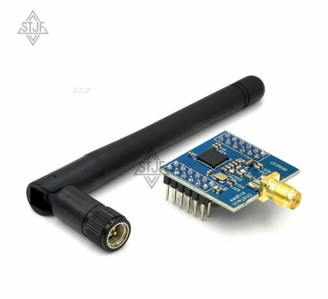 Alt view image 3 of 3 - AJMRTC TI CC2530 Zigbee Module Serial Port Development Board, CC2530 Wireless Core Board 2.4GHz ZigBee Transceiver Module, UART Interface Zigbee Core Board for IoT Smart Home Wireless Project Developm