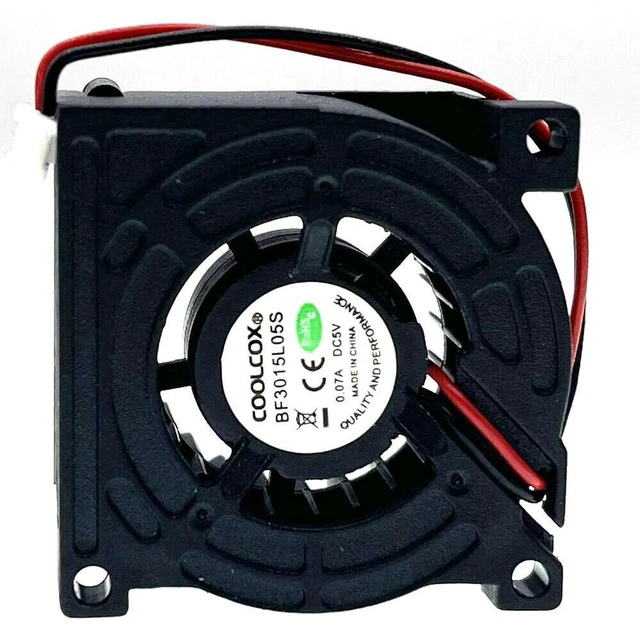 Alt view image 2 of 3 - AJMRTC 3015 Micro Turbine Blower Fan, 30x30x15mm 3cm Mini Cooling Blower DC 5V USB Powered BF3015L05S, Quiet Centrifugal Cooler for UAV, Projector, Small Electronic Equipment Heat Dissipation
