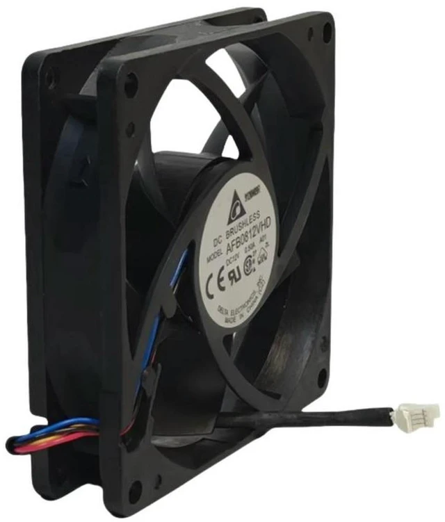 Main image of AJMRTC 80mm PWM Cooling Fan, 80x80x20mm Dual Ball Bearing High Speed Fan, DC 12V 0.5A 6200RPM Replacement Fan AFB0812VHD for PC Case, Server, Industrial Cabinet Heat Dissipation