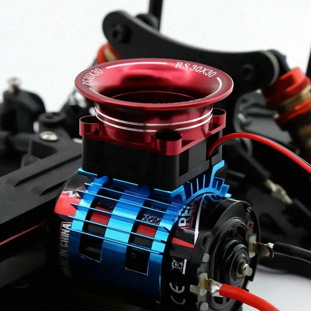 Main image of AJMRTC 30x30 Cooling Fan Cover Air Cooling Channel, RC Motor ESC Heat Sink Fan Shroud for 540 550 3650 Motor, 1/10 1/8 RC Car Sakura D3 D4 HSP HPI, Efficient Air Duct for RC Vehicle Heat Dissipation