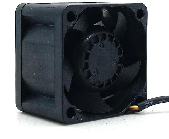 Alt view image 2 of 3 - AJMRTC PF40281BX-D060-S99 High Speed PWM Cooling Fan, 4028 40x40x28mm 4cm DC 12V Fan, 17600RPM 24.9CFM Replacement Fan for PC Chassis, Power Supply, Industrial Equipment Heat Dissipation