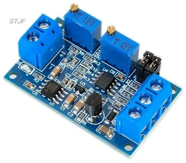 Main image of AJMRTC Current to Voltage Converter Module, 0-20mA 4-20mA to 0-3.3V 0-5V 0-10V Signal Transmitter, Analog Current Signal Conversion Board for Industrial PLC Sensor Signal Acquisition and Circuit Detec