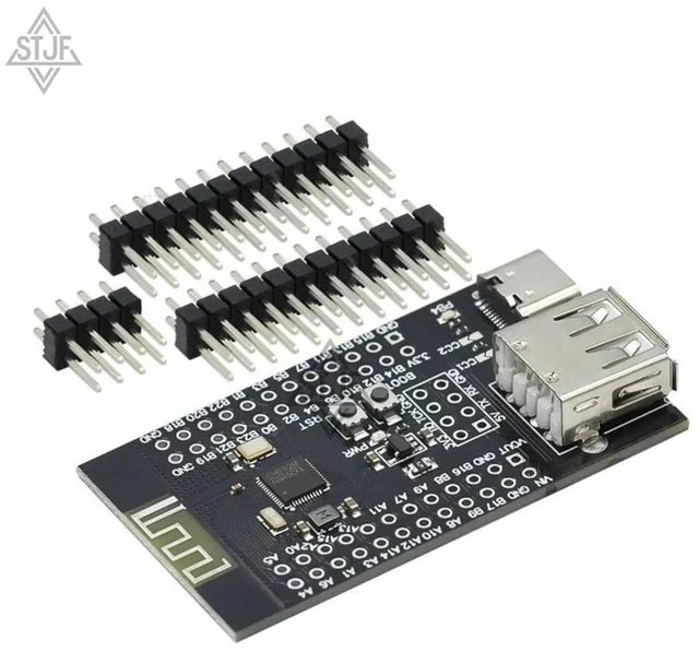Alt view image 2 of 3 - AJMRTC CH582M Development Board Core Board, BLE 5.3 Bluetooth Low Energy RISC-V Microcontroller, Dual USB Full-Speed Interface, 512KB Flash MCU Module for Embedded IoT Wireless Projects