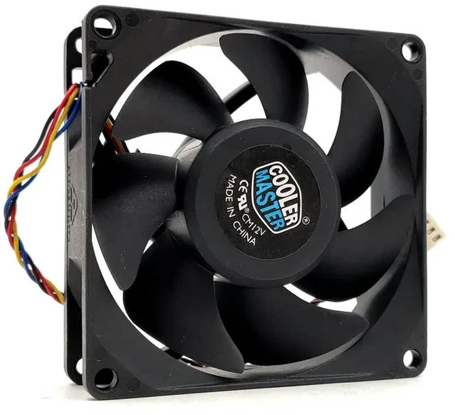 Alt view image 3 of 3 - AJMRTC 8025 80mm 8cm PWM Cooling Fan Replacement for FA08025M12LPA, DC 12V 0.45A Axial Fan for Computer Case, CPU Cooler, PC Cabinet Heat Dissipation