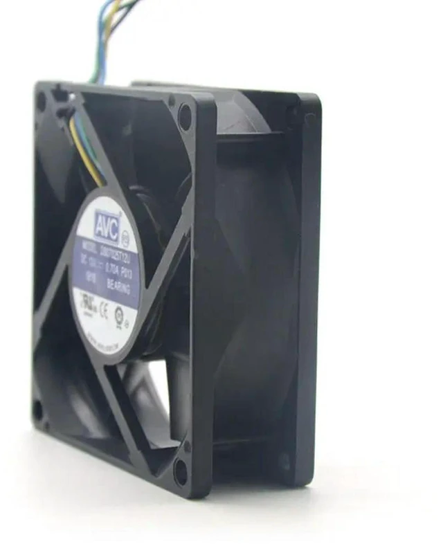 Alt view image 2 of 3 - AJMRTC 7025 70mm PWM Cooling Fan Replacement for AVC DS07025T12U, DC 12V 0.7A 4-Pin Axial Fan, High Airflow Fan for PC Case and CPU Heat Dissipation