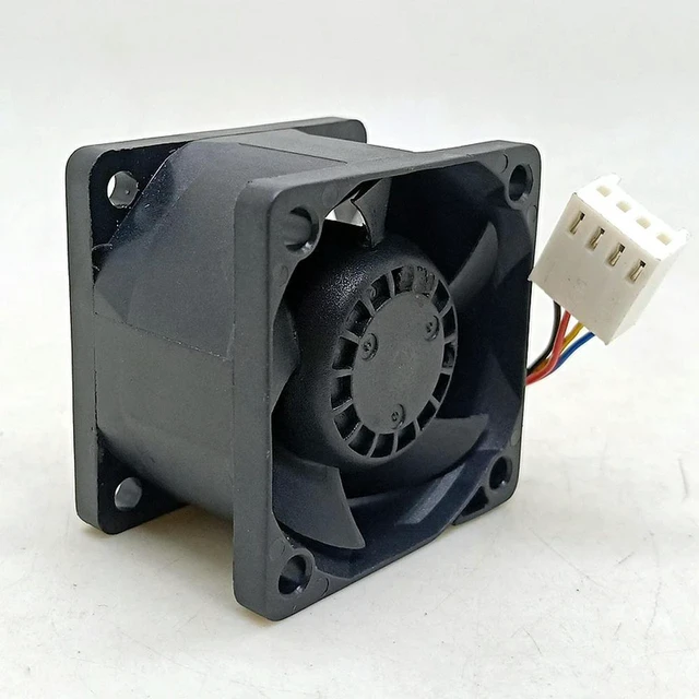 Alt view image 3 of 3 - AJMRTC PF40281B2-Q02C-S99 4028 PWM Cooling Fan, 40mm 4cm 40x40x28mm DC12V Dual Ball Bearing High Speed Brushless Fan, Temperature Control Replacement Cooler for Server, Industrial Power & Compact Elec