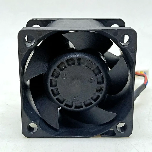 Alt view image 2 of 3 - AJMRTC PF40281B2-Q02C-S99 4028 PWM Cooling Fan, 40mm 4cm 40x40x28mm DC12V Dual Ball Bearing High Speed Brushless Fan, Temperature Control Replacement Cooler for Server, Industrial Power & Compact Elec