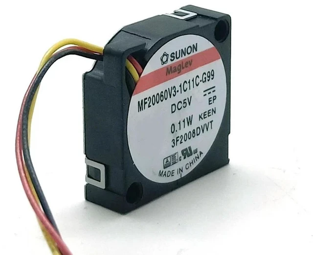Alt view image 3 of 3 - AJMRTC MF20060V3-1C11C-G99 Micro Blower Fan, 2006 20x20x6mm DC5V 0.11W Mini Centrifugal Cooling Fan, Compact Tiny Replacement Turbo Fan for Small Electronic Devices