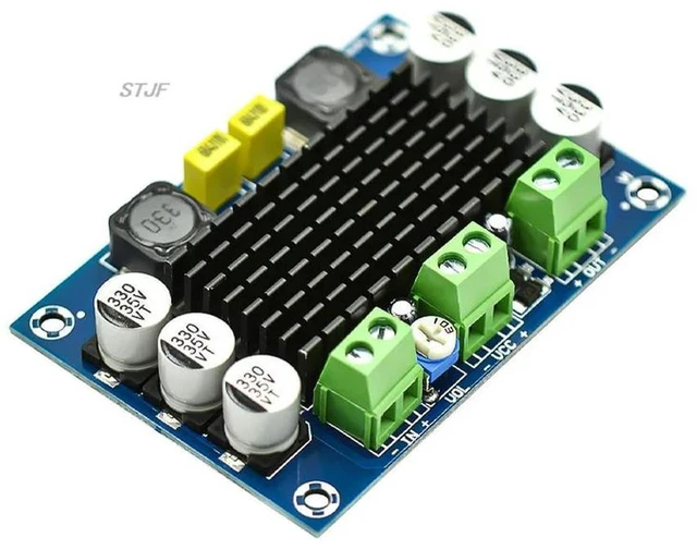Alt view image 2 of 3 - AJMRTC XH-M542 Mono Digital Audio Amplifier Board, TPA3116DA Chip DC12V-26V 100W High Power Mono Channel Power AMP Module, Large Capacity Circuit Board for Speaker Audio Amplification