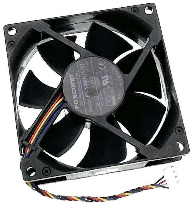 Alt view image 3 of 3 - AJMRTC PVA080G12Q DVH85-A01 8025 PWM Cooling Fan 80x80x25mm DC12V 59CFM 4-Pin 4Wire Brushless Fan, High Airflow Replacement Cooler for Server, Inverter, Computer Chassis Heat Dissipation