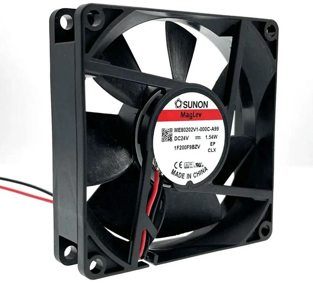 Main image of AJMRTC 80mm 8cm PC Case Cooling Fan ME80202V1-000C-A99, 8020 80X80X20mm DC24V Axial Fan, 3400RPM High Speed Brushless Replacement Fan for PC Chassis, Inverter & Industrial Equipment Cooling
