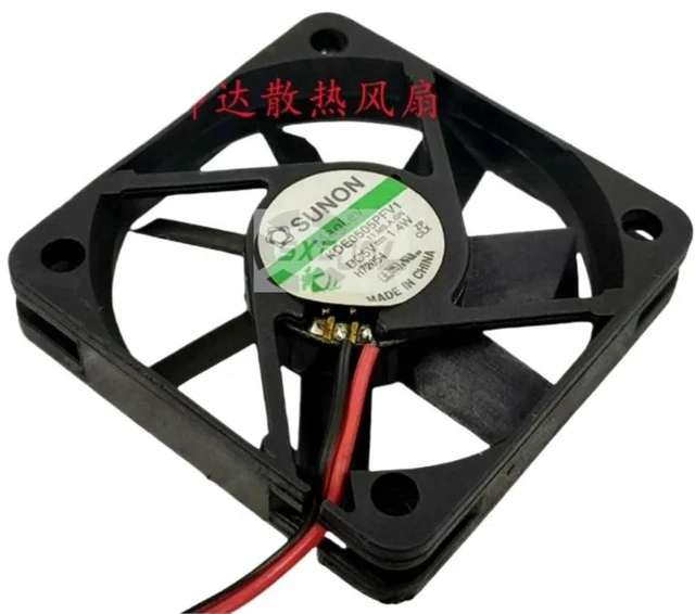 Alt view image 2 of 3 - AJMRTC 50mm 5cm Cooling Fan KDE0505PFV1, 50x50x10mm DC5V 1.4W Axial Fan, High Speed Case Cooler Replacement Fan for Electronic Devices, Server Heat Dissipation