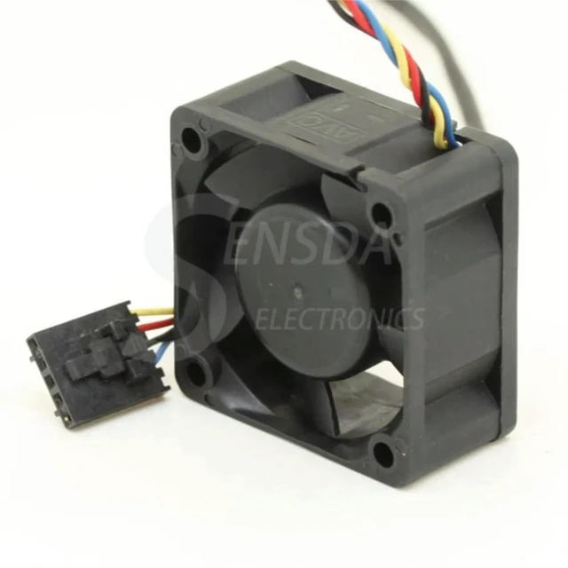 Alt view image 3 of 3 - AJMRTC 4020 40mm 4cm CPU Cooling Fan for AVC DS04020R12MP, 40x40x20mm DC12V 0.15A 4-Pin PWM Axial Fan, Replacement Cooler for Computer CPU and Small Chassis Heat Dissipation