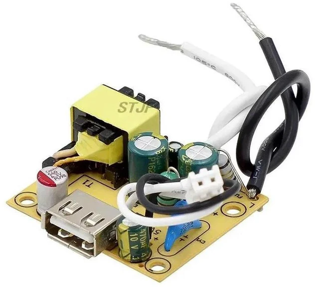 Alt view image 2 of 3 - AJMRTC AC to DC Precision Buck Power Supply Module, AC110-220V to 5V 2A 10W Isolated Step-Down Converter, Isolated AC-DC Power Module for Electronic Equipment & DIY Circuit Projects