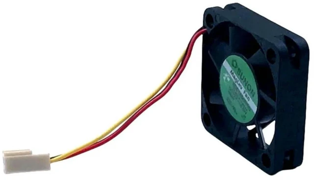 Alt view image 2 of 3 - AJMRTC 40mm 12V Cooling Fan KDE1204PFV3, 40x40x10mm DC12V 0.8W 3500RPM 3-Pin Axial Fan, Replacement Fan for 1U Heatsink and Small Form Factor Equipment Heat Dissipation