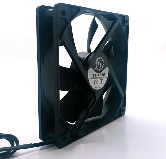 Main image of AJMRTC 120mm 12cm Matte Cooling Fan for Thermaltake TT-1225, 120x120x25mm 3-Pin Ultra Silent Axial Fan, Mute Replacement Fan for Desktop PC CPU Water Cooler & Computer Case Heat Dissipation