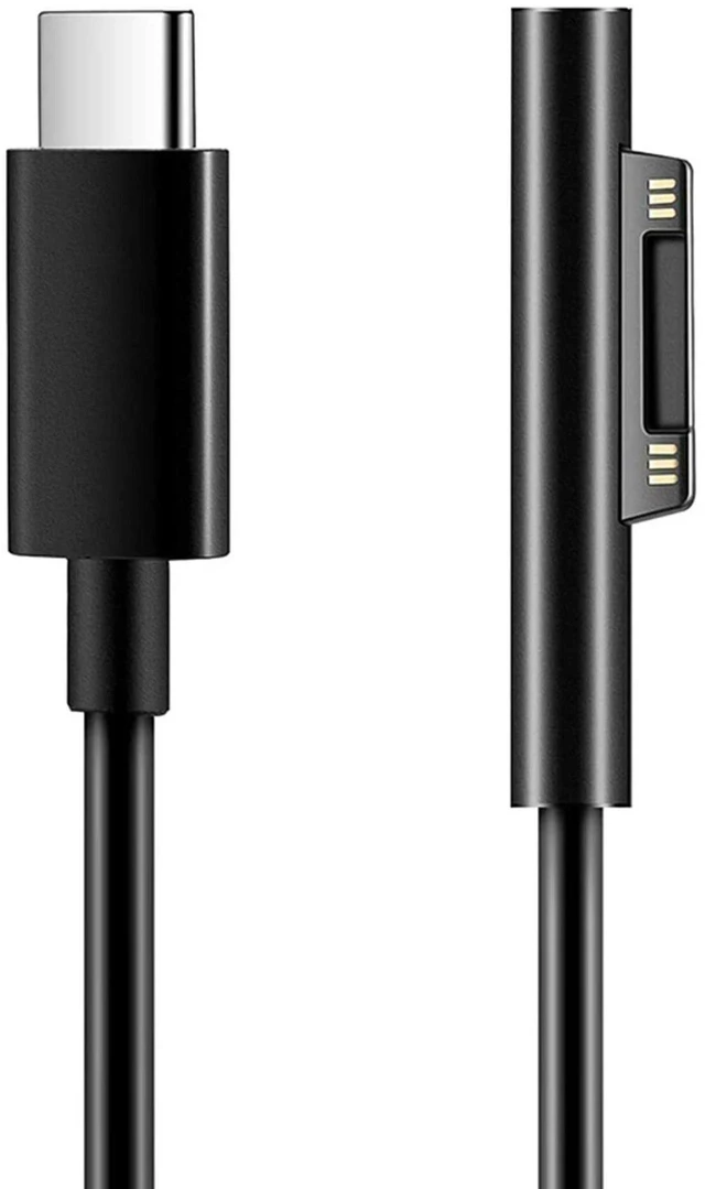 Alt view image 3 of 3 - AJMRTC 2 Pack Surface Connect to USB C Charging Cable, PD Charger Cord Compatible with Surface Pro 3/4/5/6/7, Surface Laptop 1/2/3, Surface Go, Portable Power Cable for Surface Devices