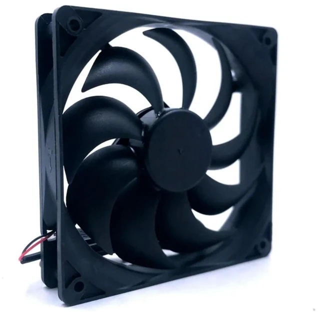 Alt view image 3 of 3 - AJMRTC 1pcs DC 5V USB Cooling Fan 120mm 120x120x25mm 12025S Brushless Cooler Fan, 1200RPM 12CM USB Powered Fan for PC Case, Router, Cabinet, DIY Electronic Cooling Projects