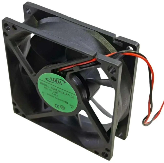 Main image of AJMRTC 80mm 8025 Cooling Fan Replacement for ADDA AD0824UX-A71GL, DC 24V 6000RPM High Speed Ball Bearing Fan, for Inverter Industrial Control Cabinet Heat Dissipation