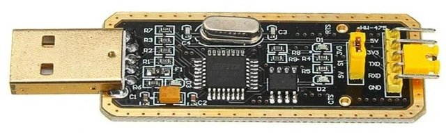Main image of AJMRTC 3Pcs FT232BL FT232RL FTDI USB 2.0 to TTL Serial Adapter Module, 5V & 3.3V Switchable Download Jumper Cable, Serial Converter Supports Windows 10
